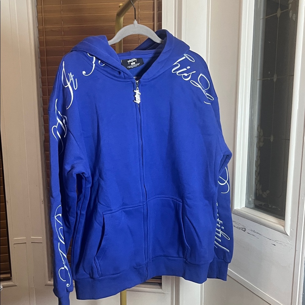 Yours Truly Navy Hoodie